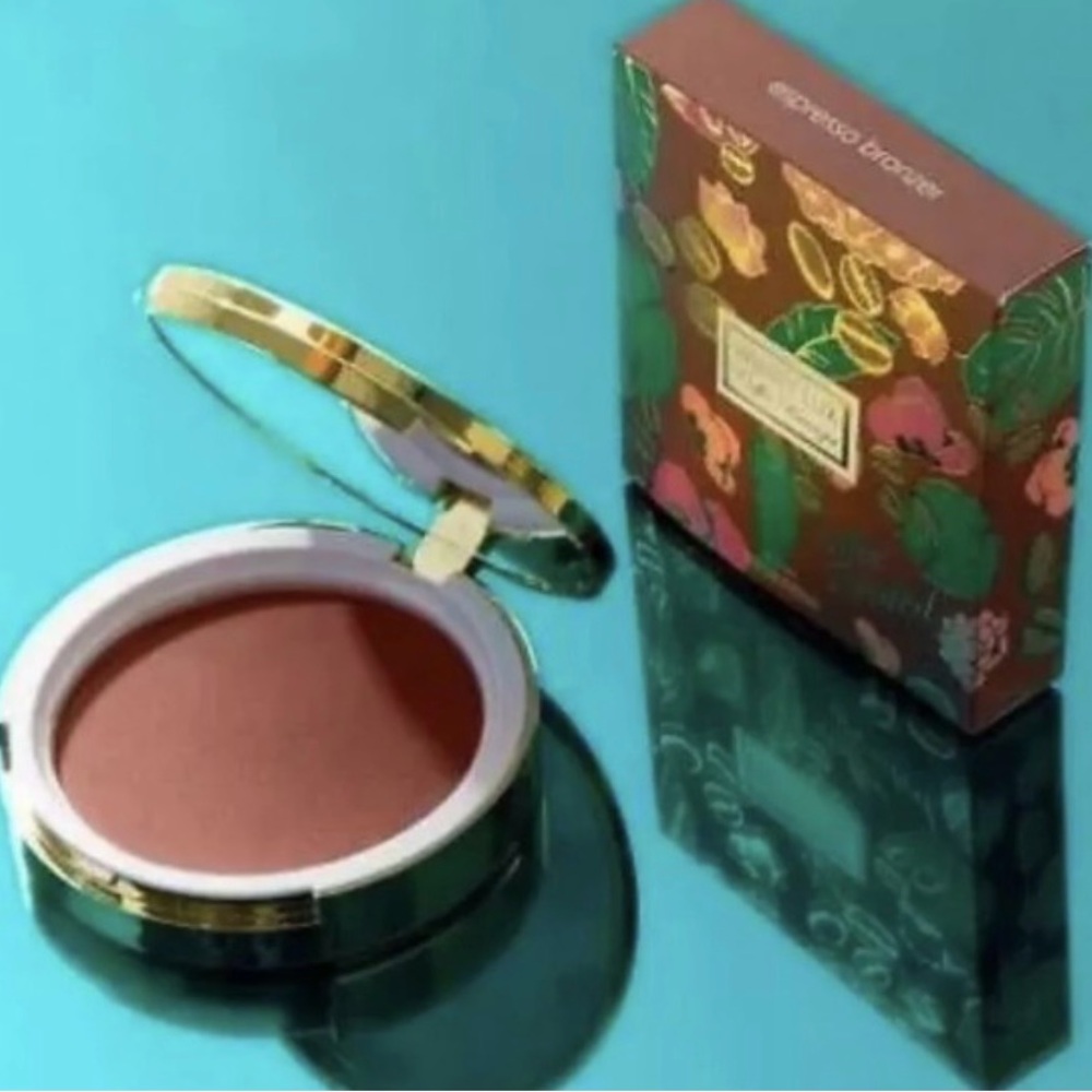 Coffee Bronzer ESPRESSO Matte Powder Contouring Vitamin E Compact